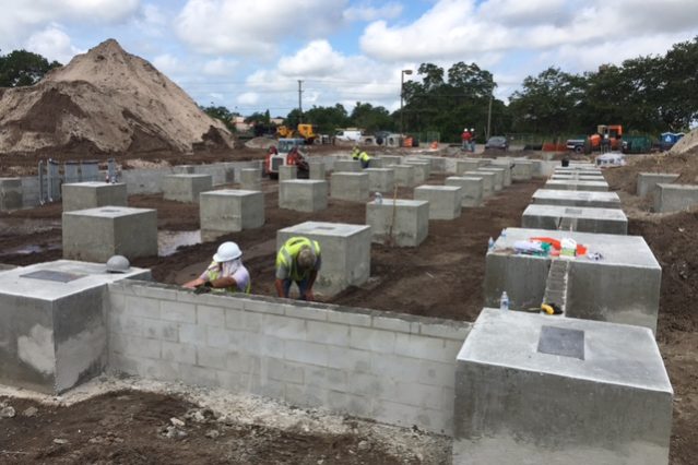 Racetrac Concrete Services FL ( Racetrac -10311 Bloomingdale Ave, Riverview, FL 33578 ) Foundation & footer pads for a 5800 sqft modular building done for Racetrac Service Station.